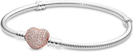 Allbestart Armband, 925 Silber, Zirkonia, Weiß, Damen, 18cm - Bild 1