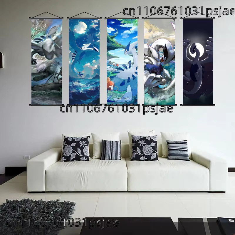 TAKARA TOMY Lugia Scroll-Dekor Sky Guardian Pokémon Wanddeko - Bild 2