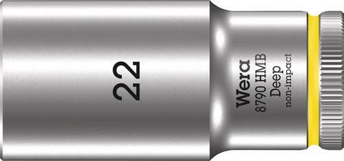 Wera Steckschlüsseleinsatz 22 mm in Silber mit 3/8 Zoll Antrieb - Bild 1