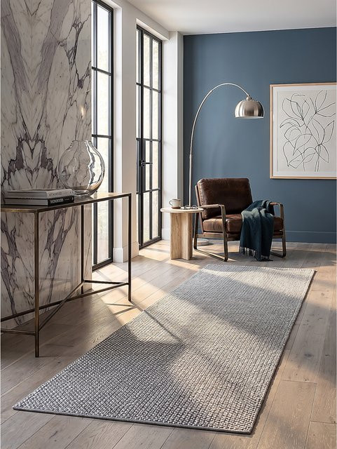 Läufer Kadima Design aus Polypropylen in Grau, B/H: 80 x 250 cm - Bild 1