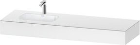 Duravit Qatego Einbauwaschtisch-Möbel-Set in Weiß, B/T/H: 160 x 55 x 17 cm - Bild 1