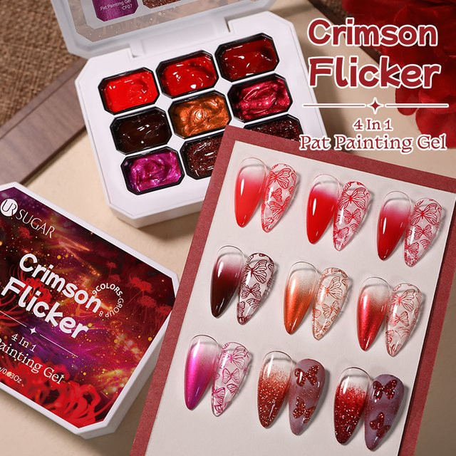 UR SUGAR Gel-Nagellack, rot, glänzend - Bild 1