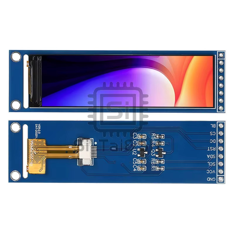 Si Tai&SH 2,25-Zoll TFT-LCD ST7789 Modul SPI-Farbbildschirm in Blau, B: 7,6 cm, H: 28,4 cm - Bild 4