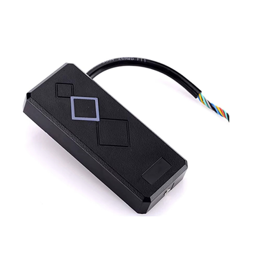 Asia-Teco RFID Zugangskontroll-Lesegerät für EM ID und Mifare in Schwarz mit LED-Anzeige und Wiegand 26/34 Unterstützung (125kHz/13,56MHz) - Bild 5