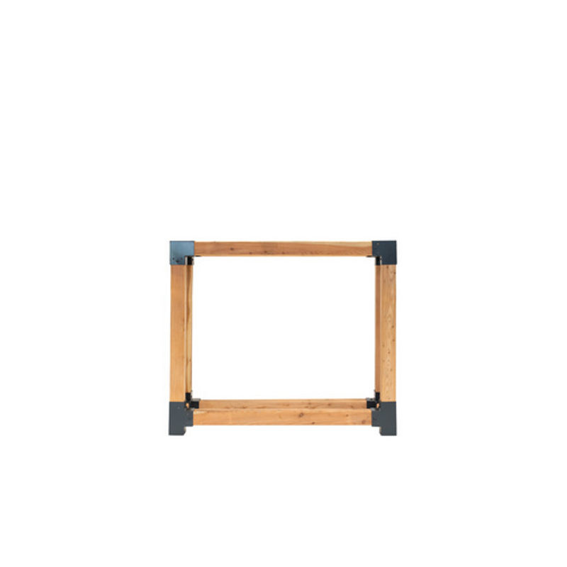 Westmann Kaminholzregal Michel aus Lärchenholz in Braun, B: 138 cm, T: 40 cm, H: 120 cm - Bild 2