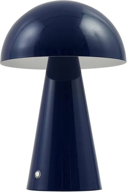 Lindby LED Tischlampe Nevijo Blau mit USB Anschluss, dimmbar, moderne Wohnzimmerleuchte aus Metall - Bild 1