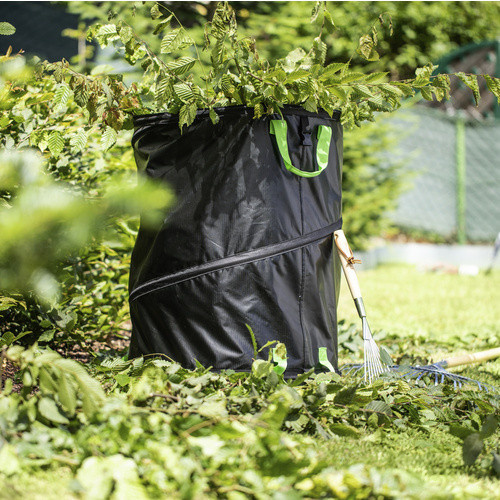 WINDHAGER Gartensack aus Kunststoff in Schwarz Anthrazit, H x B: 57 x 57 cm - Bild 2