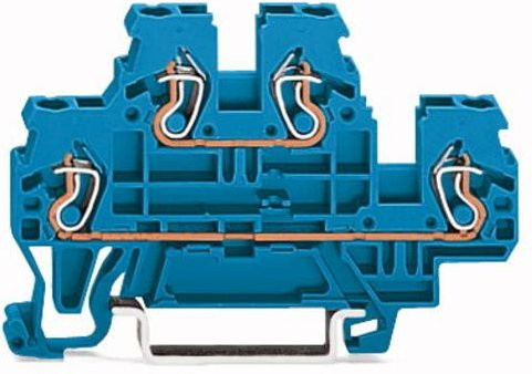 WAGO Doppelstockklemme 870-504 in Blau - Bild 1