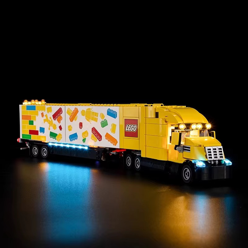 BlockGlow LED-Beleuchtungsset für Gelber Lieferwagen 60440, Zubehör - Bild 2