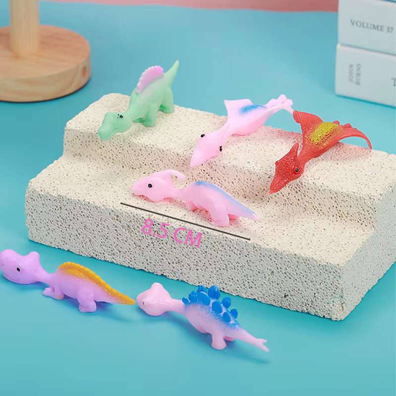 HEROCROSS Dinosaurier-Schleudern, fliegende Finger-Flinger-Spielzeuge, Bunt / Mehrfarbig, Set / Bundle - Bild 2