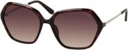 Guess GU 00134 Sonnenbrille, quadratisch, Vollrand, braun, Damen - Bild 1