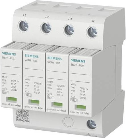 Siemens Überspannungsableiter 5SD7414-1KU02 in Weiß - Bild 1
