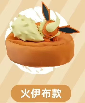 TAKARA TOMY Pokémon Eevee Schlafposition Serie, Blindbox Mystery Box, Anime Figur, ab 14 Jahren - Bild 3