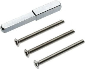 Dieckmann PT-Montageset VK 8/10x95mm M6 aus verzinktem Stahl in Silber - Bild 1