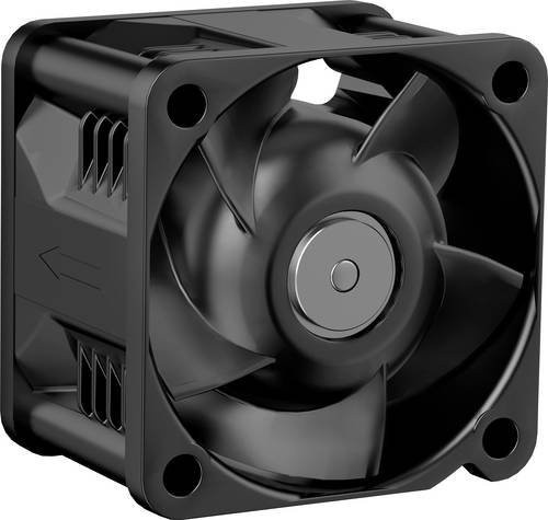 EBM Papst AxiForce AF40-00525 Axiallüfter 12V DC, Schwarz, B/H/T: 40 x 40 x 28 mm - Bild 1