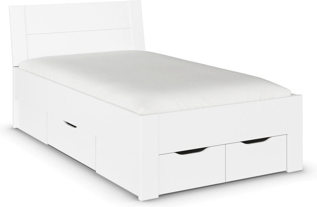 RAUCH Aditio Beds Bett mit Unterbau in Weiß, Liegefläche 120 x 200 cm, B: 126 cm, H: 100 cm - Bild 1