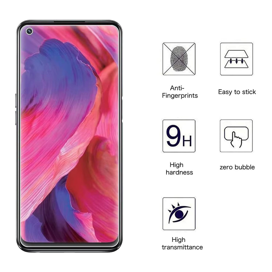 Displayschutzfolie aus gehärtetem Glas für OPPO A54s und A54 4G/5G, transparent - Bild 1