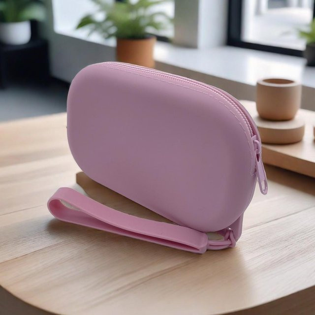 XYNN Kosmetiktasche, Silikon, rosa, Unisex - Bild 1