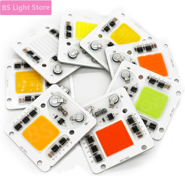 Smart IC COB LED-Chip 50W AC 220V für DIY Flutlicht und Außenbeleuchtung in Weiß - Bild 1