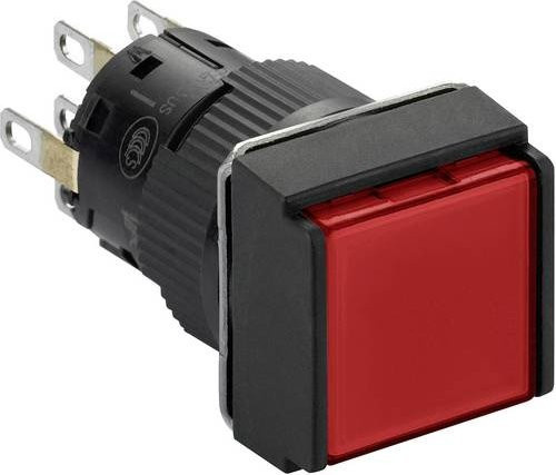 Schneider Electric XB6ECW4B2P Leuchtdrucktaster Rot, 240V, 3A, tastend, 5er-Pack - Bild 1