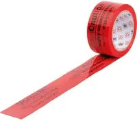 HECKMANN Signalklebeband rot-schwarz aus Kunststoff - Bild 1