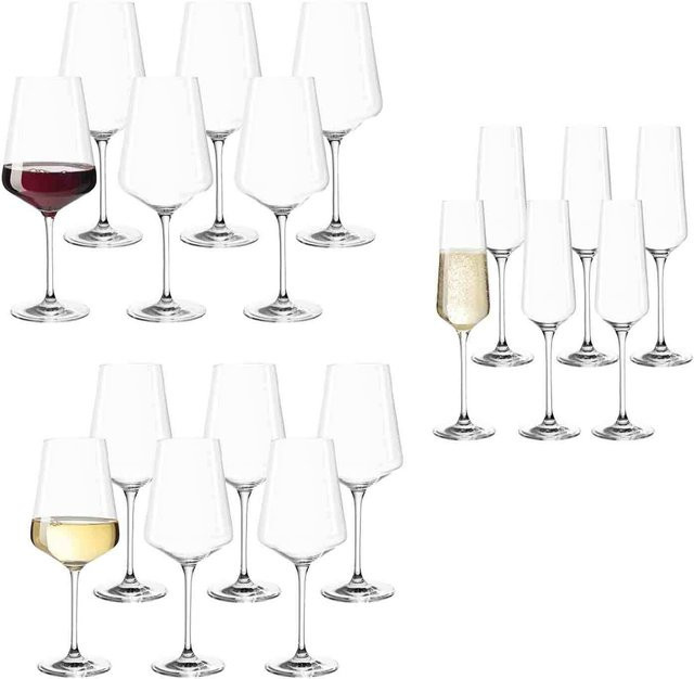 Leonardo Puccini Wein- und Sektgläser Set, 18er Set, transparent - Bild 1