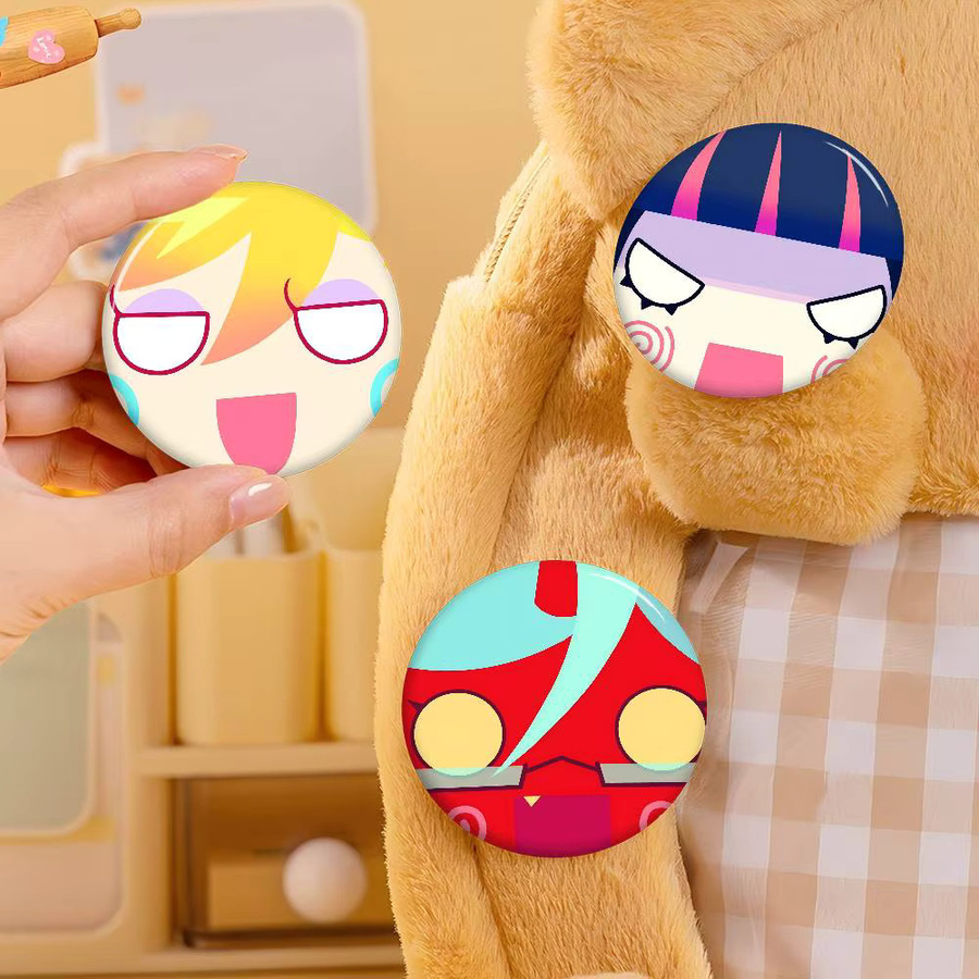 Mesuca Brosche, Anime-Mädchen, Button Pin - Bild 2