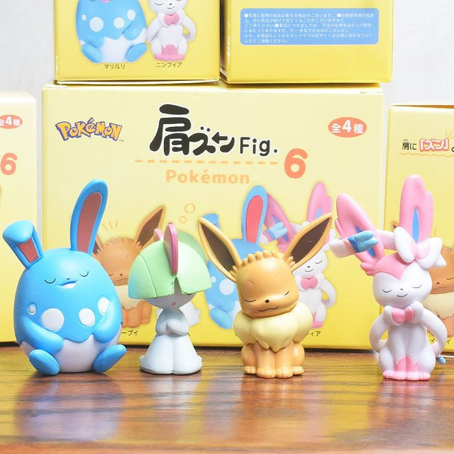 re-ment Pokémon Schulterfigur, 6-teiliges Set, Actionfiguren - Bild 1