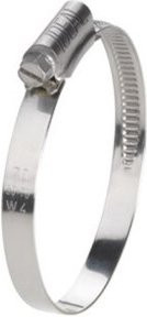 IDEAL-Schlemper Schlauchschelle DIN3017 W4 aus Edelstahl in Silber, Durchmesser: 20-32 mm - Bild 1