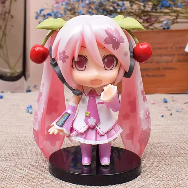 Bandai Hatsune Miku Figur, Einzelfigur, Rosa / Pink, Grün, Kunststoff - Bild 1