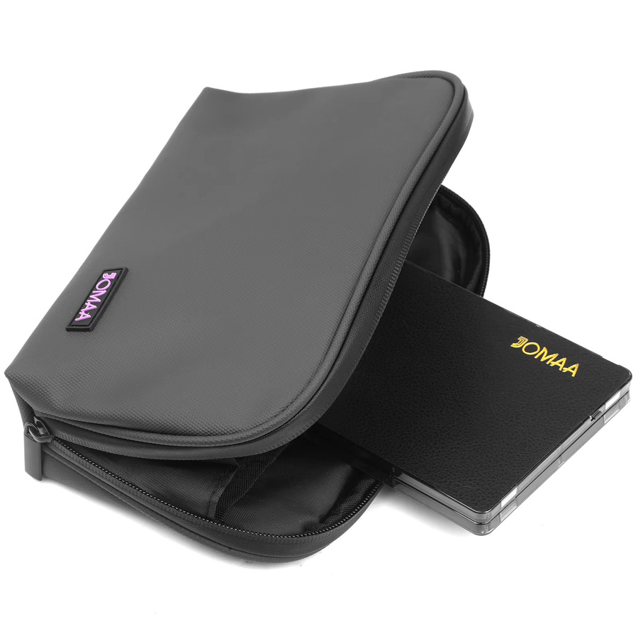 JOMAA Tastaturtasche in Schwarz mit Netztasche für faltbare Tastaturen und Zubehör - Bild 2