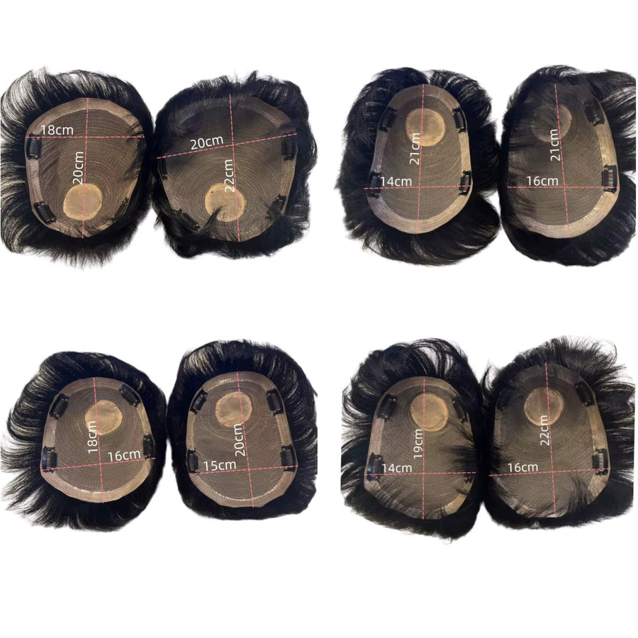 Anemone Echthaar-Toupet mit 4 Clips, Herren - Bild 5