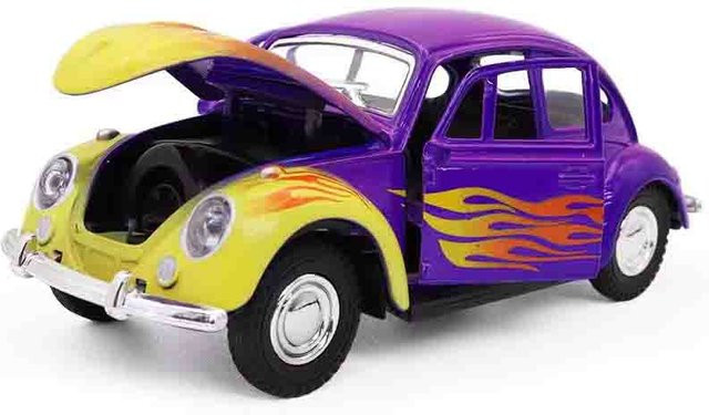 Linyi Toy Car Drei-Türer Graffiti Legierung Oldtimer Modell, 1:32, Metall, ab 14 Jahren - Bild 1