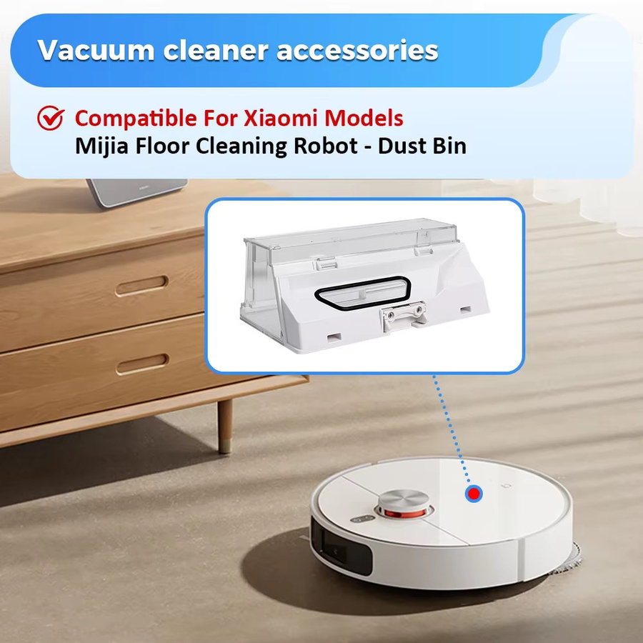 Roborock Ersatz-Staubbehälter-Set mit HEPA-Filter für S5 S6 S50 S51 S52 S55 T4 T6 Roboter-Staubsauger - Bild 2