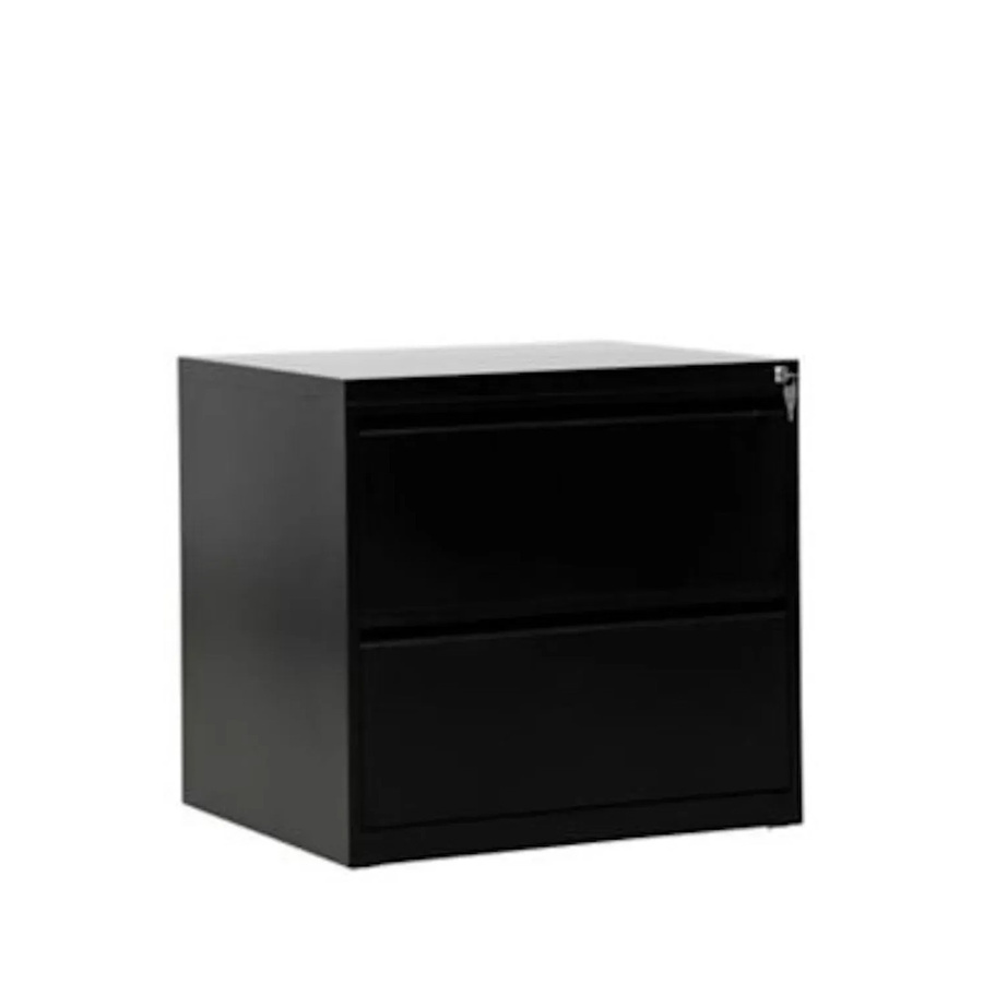PROREGAL Hängeregistraturschrank Mare mit 2 Schubladen in Schwarz, H x B x T: 70 x 76 x 62 cm - Bild 2