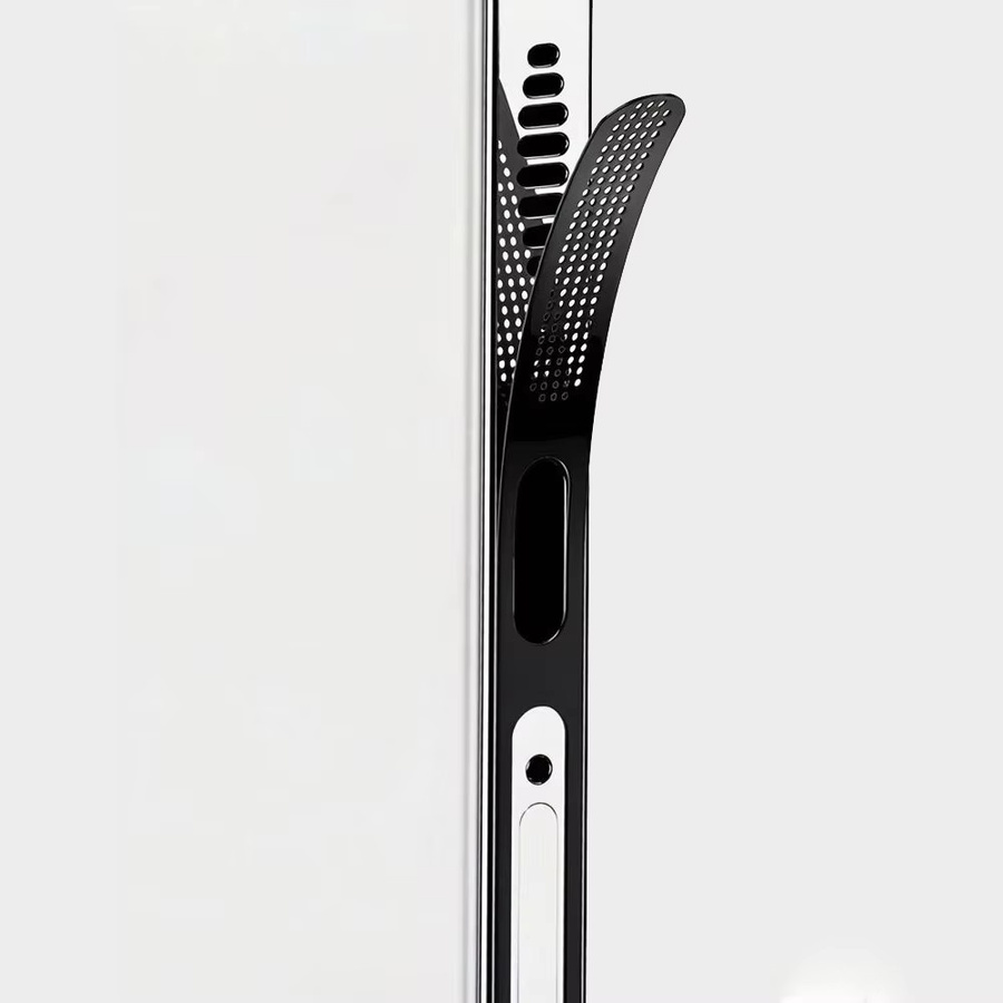 4 Stück DIXSG Metall Staubschutznetz-Aufkleber für Samsung S26 Ultra S25+ S24 S23 S22 in Schwarz zum Schutz der Lautsprecherlöcher - Bild 2