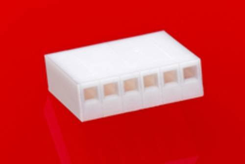 Molex Buchsengehäuse-Kabel in Weiß mit 11 Polen und einem Rastermaß von 2,54 mm - Bild 1
