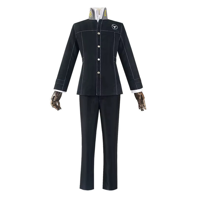 HHYRCOS Anime Yu Narukami Outfit Cosplay Kostüm, Schwarz, Set / Bundle - Bild 3