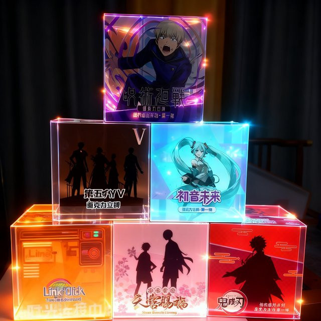 Hot Toys Hatsune Miku, Acryl-Standfigur, Desktop-Dekoration, 3D-Relief-Figur - Bild 1