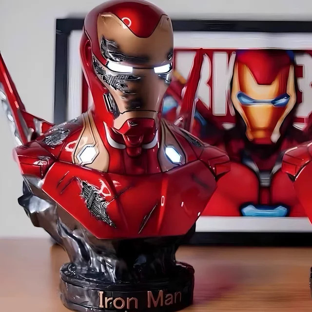 Bandai Marvel Mk50 Iron Man Büste, Harzmodell, leuchtend - Bild 1