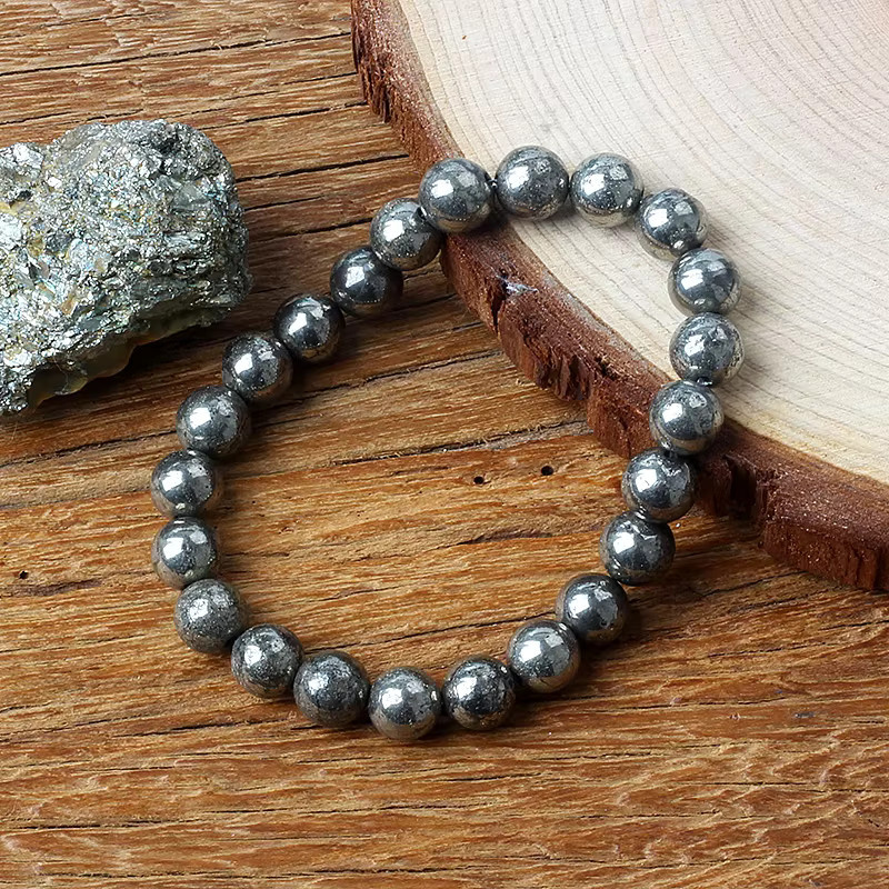 HOBBORN Armband, Pyrit, Silber, Unisex - Bild 4
