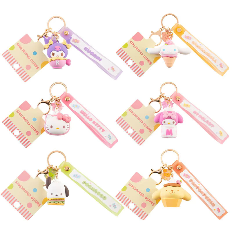 Sanrio Hallo Kitty Pochacco Schlüsselbund, Action Figur Puppe, Anhänger - Bild 2