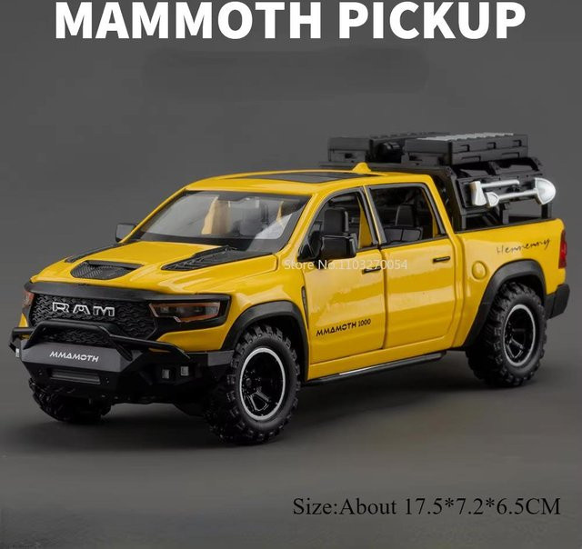 Linyi toy car Viper Mammoth, Spielzeugmodellauto, 1:32, mit Licht und Musik, ab 14 Jahren - Bild 1
