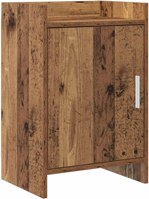 vidaXL Nachttisch aus Altholz in Braun, modern für dein Schlafzimmer, B/T/H: 40 x 30 x 60 cm - Bild 1