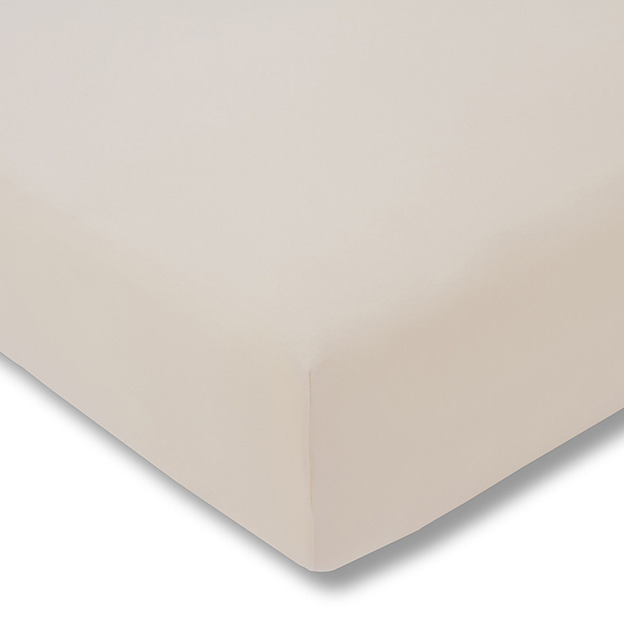 Estella Spannbetttuch aus Feinjersey in Beige, B/T: 150 x 200 cm - Bild 1