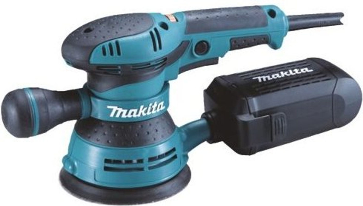 Makita Exzenterschleifer BO5041K Elektrowerkzeug in Blau/Schwarz - Bild 2