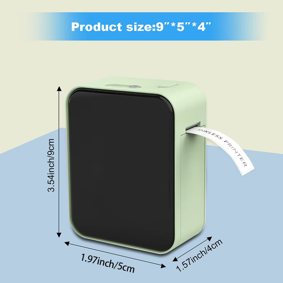 Marklife P15 Thermo-Etikettendrucker, tragbarer kabelloser Bluetooth-Drucker für Küche, Büro und DIY-Projekte - Bild 3