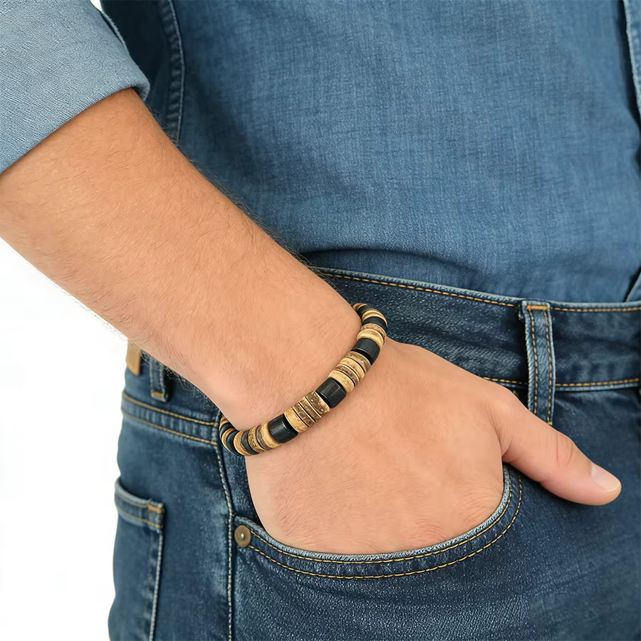 Noter Armband, Kokosnussperlen, Bunt, Unisex - Bild 2