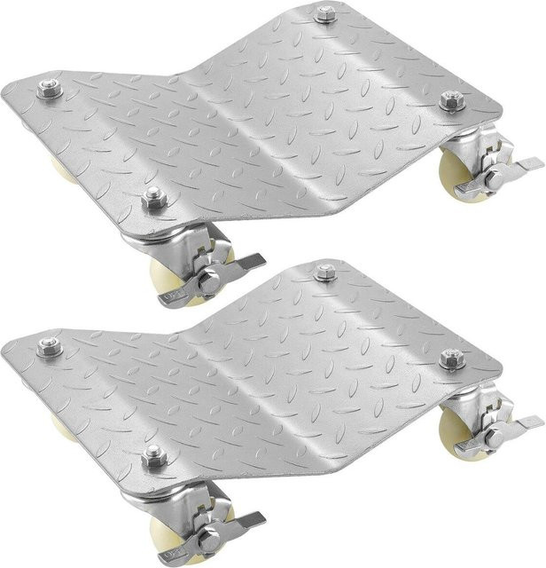 2 Stück Reifenrad-Dolly von Buying Solutions, MB, silber, Stahl, Tragkraft bis 680 kg - Bild 1