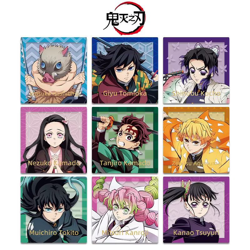 Bandai Demon Slayer Kimetsu no Yaiba Acryl-Kühlschrankmagnet mit Goldfolie und HD-Druck in Gold - Bild 2